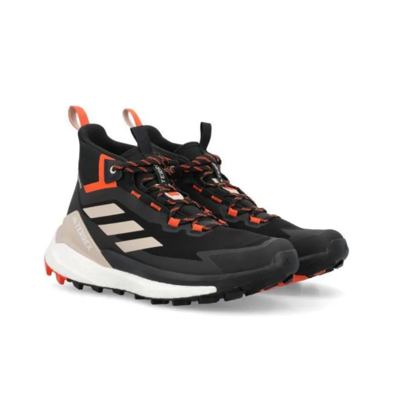 Adidas Terrex Free Hiker 2 Gore Tex Black Impact Orange-3