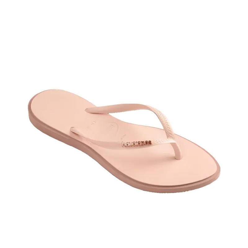 Havaianas Rubber Sole Slip Resistant Flip Flops Women's Red Flower Rose-2