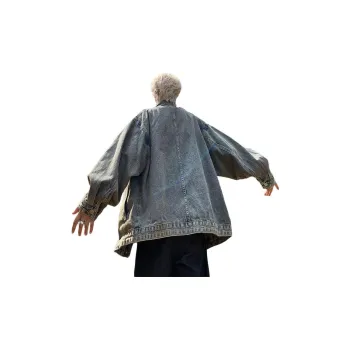 SOCKKEY Denim Jacket Unisex Blue