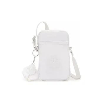 Kipling Nylon Cell Phone Pouch, Shoulder Bag, Crossbody Bag Women's Pure Snowflake Gypsum