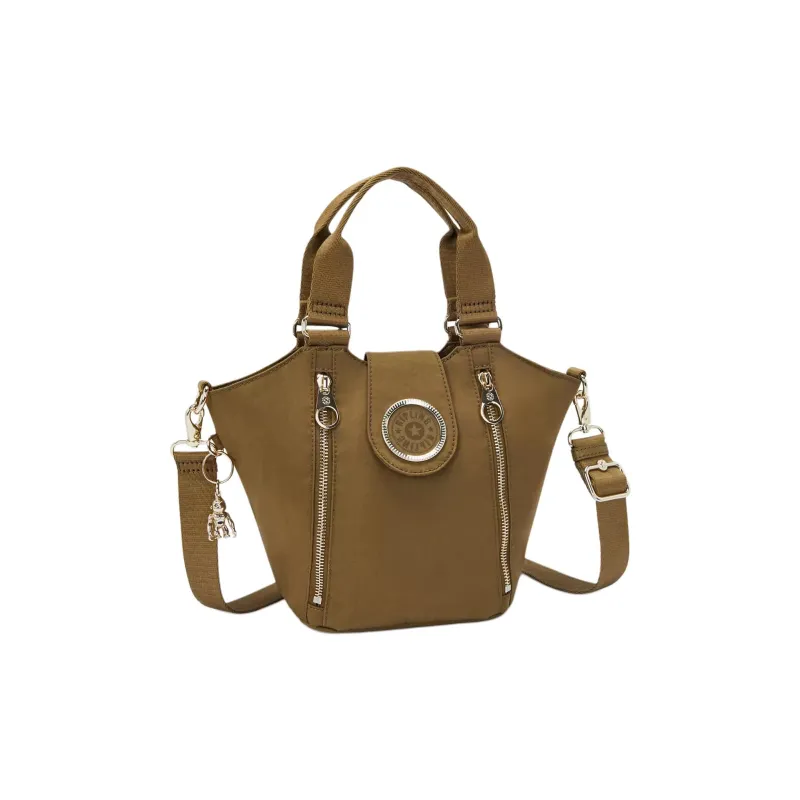 Kipling Nylon Crossbody Handbag Small Size Unisex Brown-1