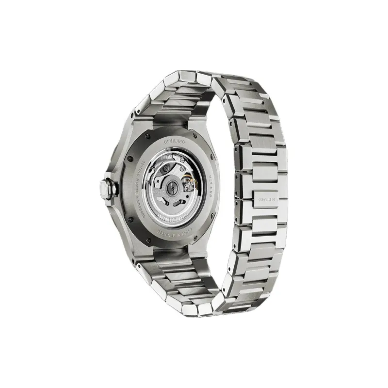 D1 MILANO Wrist Watch Mechanical Movement Titanium Strap 41.5mm Blue Dial Men's Watches-3