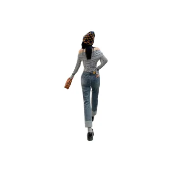 FHMY Jeans Women's Nostalgic Blue