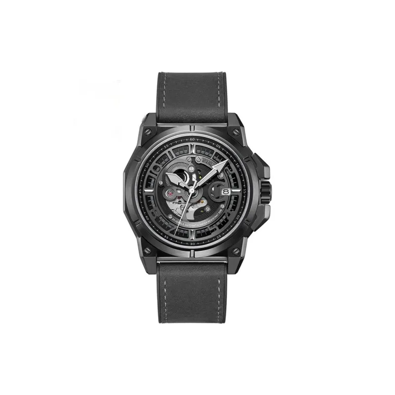 DURIUEU Mechanical Movement Watch Men's Watches Black Dial-0