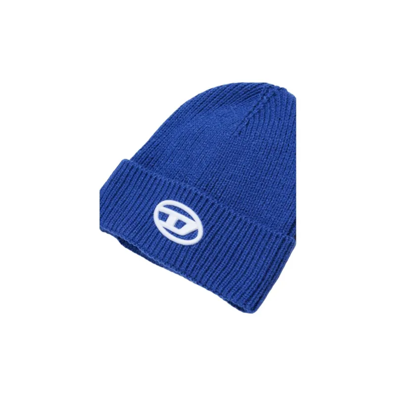 DIESEL Oval D Logo Knit Beanie-2
