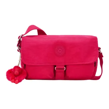 Kipling Recycled Nylon Messenger Bag, Shoulder Bag, Crossbody Bag Women's Pink
