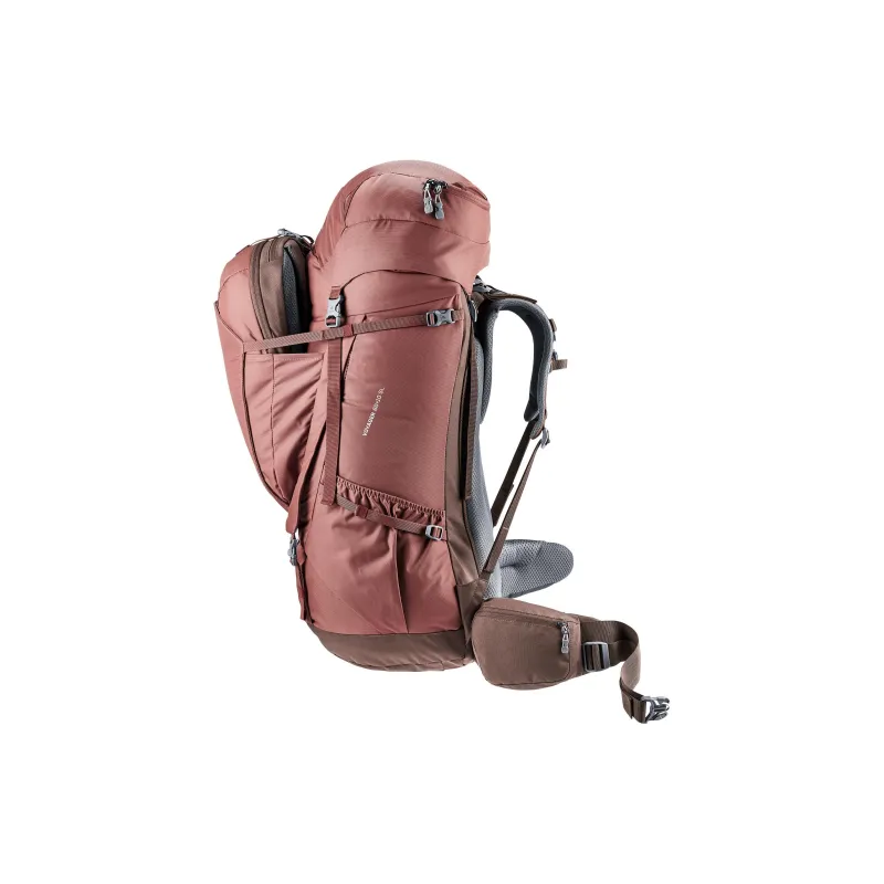 DEUTER Recycled Polyamide Outdoor Hiking Bag Backpacks Women's Caspian Sea Dried Grapes-3