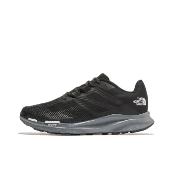 THE NORTH FACE Anti Slip Wear Resistant Low Top Trail Running Running Shoes Men's Black White