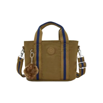 Kipling Nylon Tote Bag, Shopping Bag, Shoulder Bag, Crossbody Bag, Handbag Women's Dry Laurel Tree