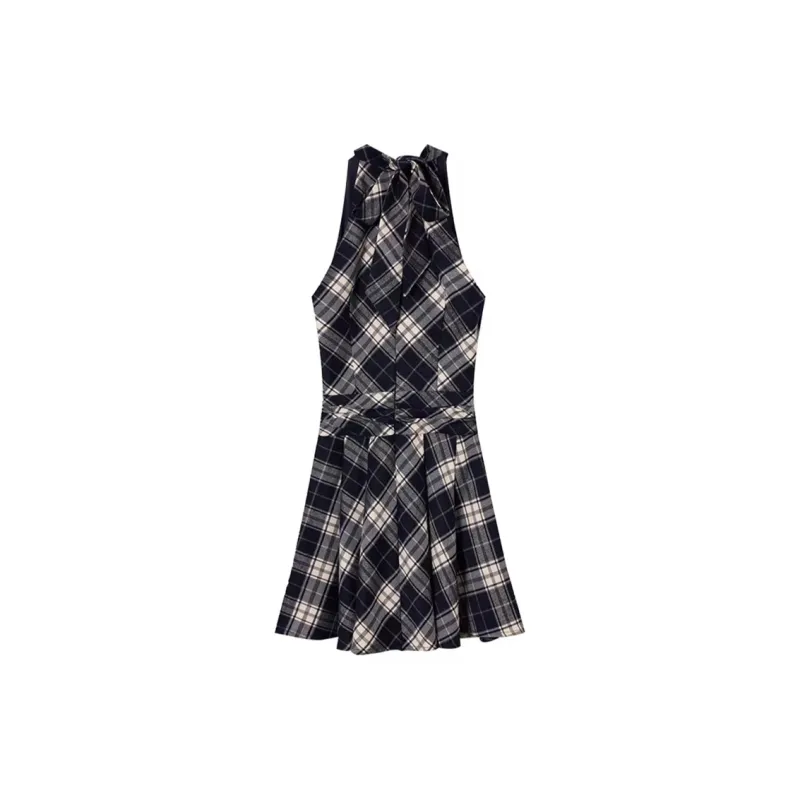 Incolore Slip Dresses Women's Plaid-1