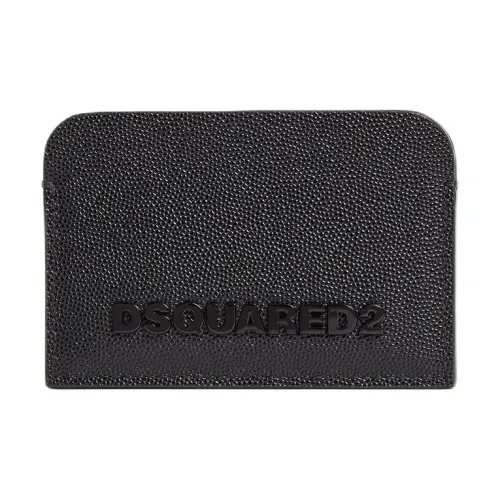 DSQUARED2 Logo-embossed Leather Cardholder