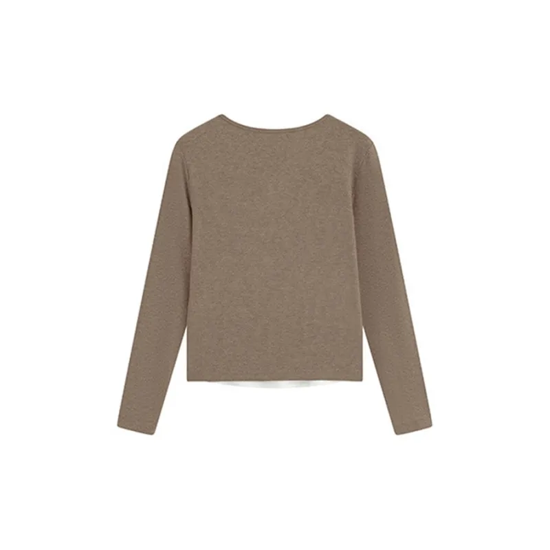 Juden Choi Knitwear Women's Coffee-0