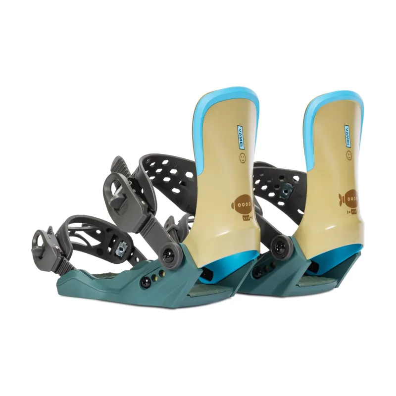 Vamei Single Snowboard Ski Bindings Kids'-3