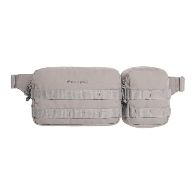 Snow Peak Nylon Fanny Pack Regular Unisex Dusty Gray-0