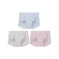 [100% cotton Gusset]Light Blue Gray Pink