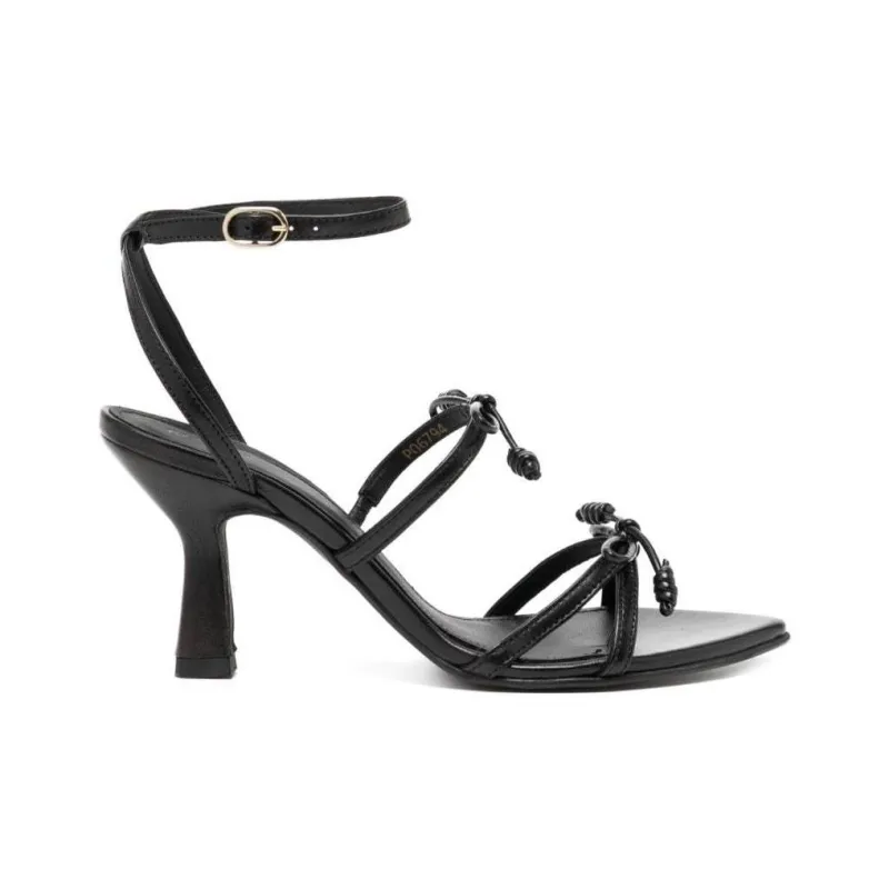 ALOHAS Strap Sandals 6.5cm Women's Black-4