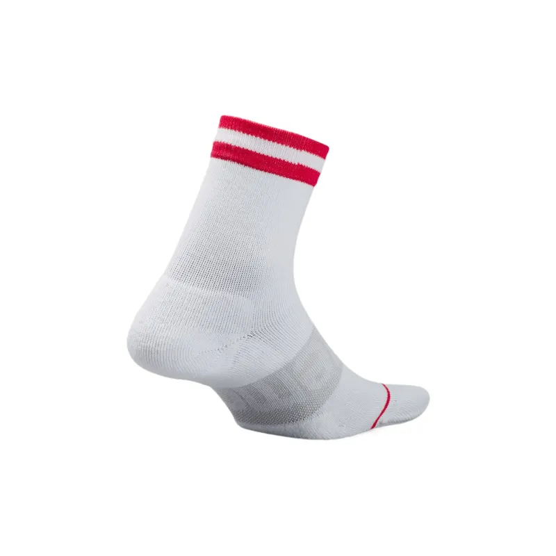 Lululemon Daily Stride Mid-Calf Socks Women's 1 Pack White/Red-1