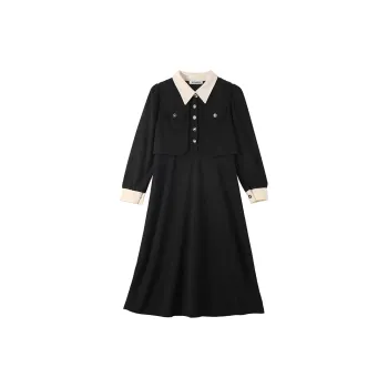 ZCDECO Long Sleeved Dress Women's Black