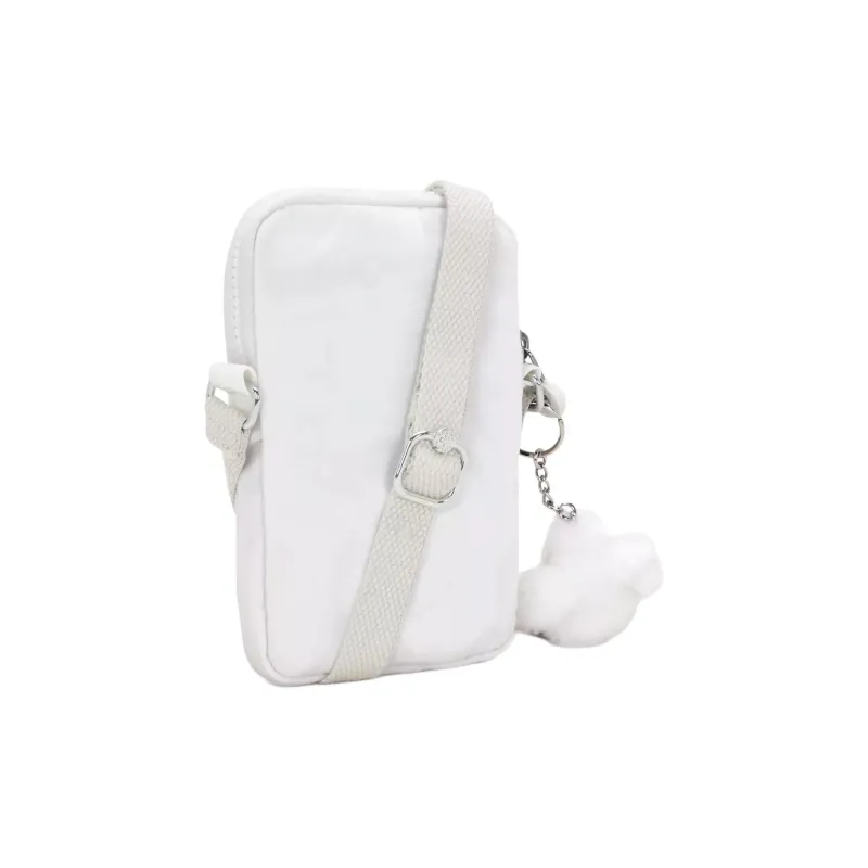 Kipling Nylon Cell Phone Pouch, Shoulder Bag, Crossbody Bag Women's Pure Snowflake Gypsum-1