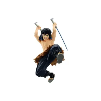 BANDAI Inosuke Hashibira Demon Slayer Glass Factory VS Collection Bonus Gifts 13cm