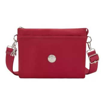 Kipling Nylon Shoulder Bag, Crossbody Bag Large Size Women's Red