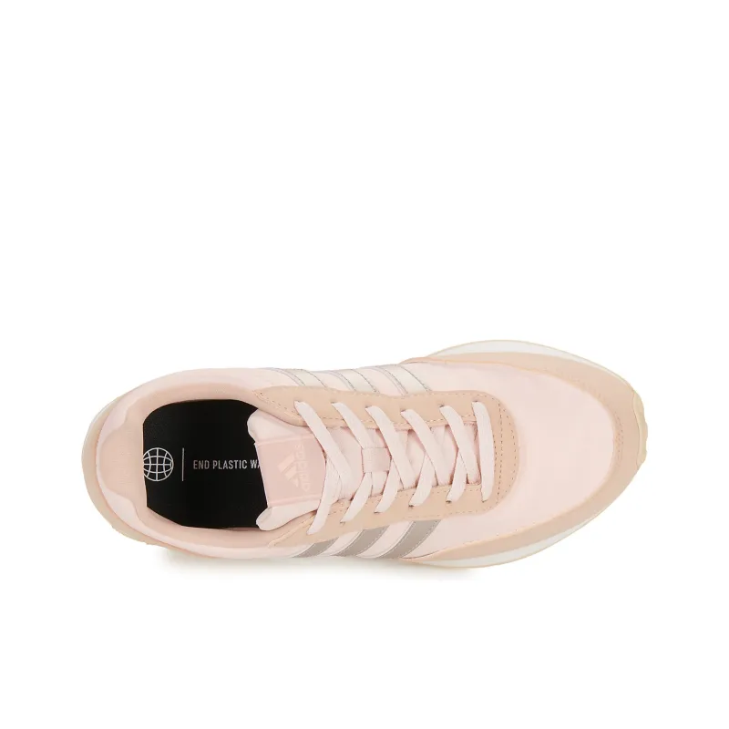 Adidas Run 60s Anti-Slip Wear-Resistant Low-Top Casual Running Shoes Women's White Pink-4