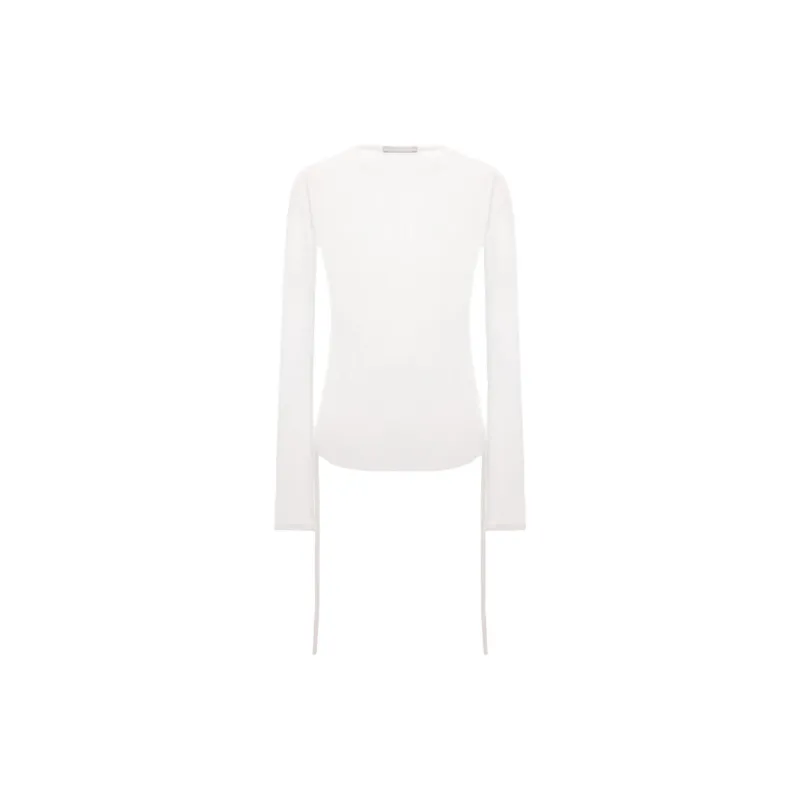 Ann Demeulemeester Oke Long Sleeve Cropped Top-1
