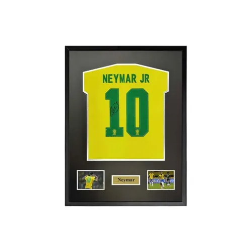 Yi Shot Soccer Fan Gear Jersey 2021 Copa America Brazil National Team Included SA Certificate Framed And Collectible
