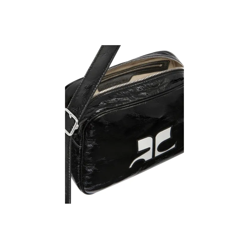 Courrèges Reedition Camera Bag 'Black'-3