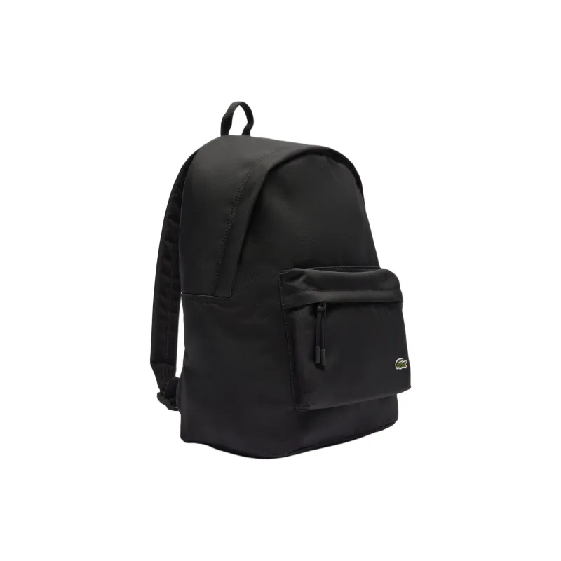 LACOSTE Polyester Backpack Regular Unisex Black-1