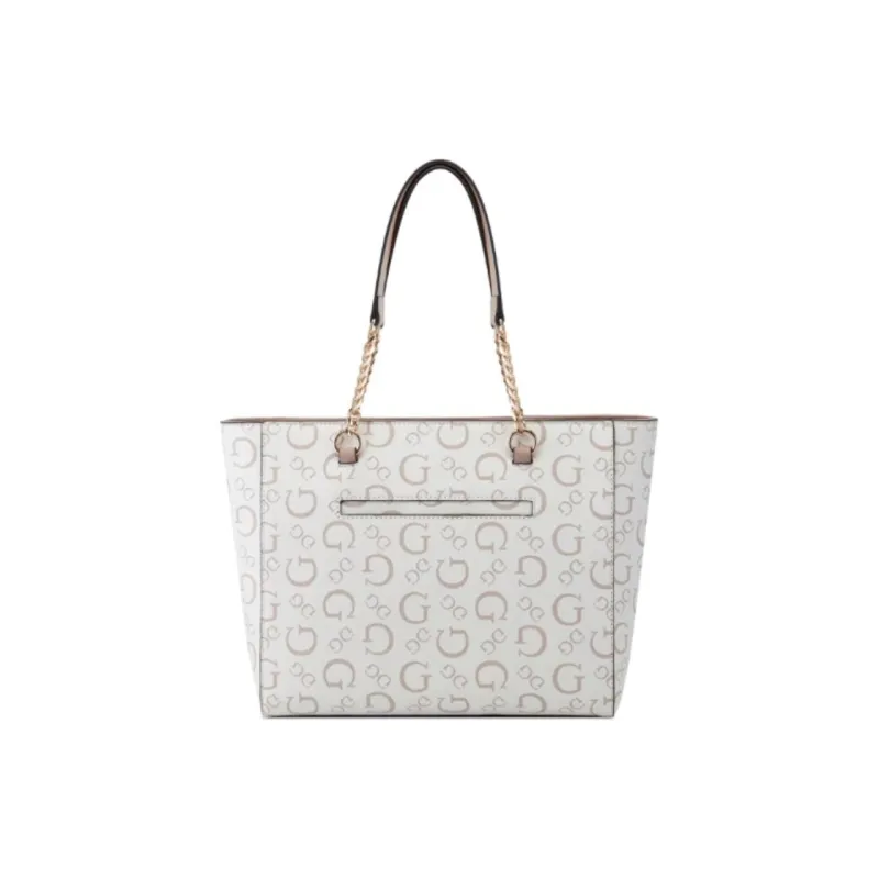 GUESS Coated Canvas Tote Bag Shopping Bag Handbag Women's Pink-2