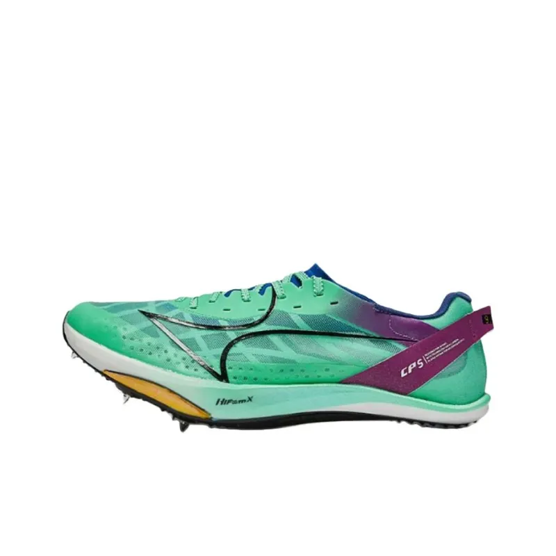 HEALTH Shock Absorbers With Slip Resistant Features Low Top Running Shoes Unisex Green Purple-0