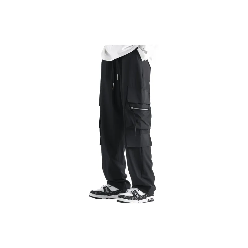 Wenpercy Casual Pants Unisex-11