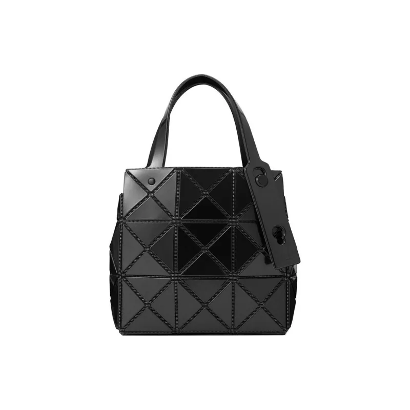 ISSEY MIYAKE CARAT Polyvinyl Chloride Resin One Shoulder Handbag Mini Women's Black-1