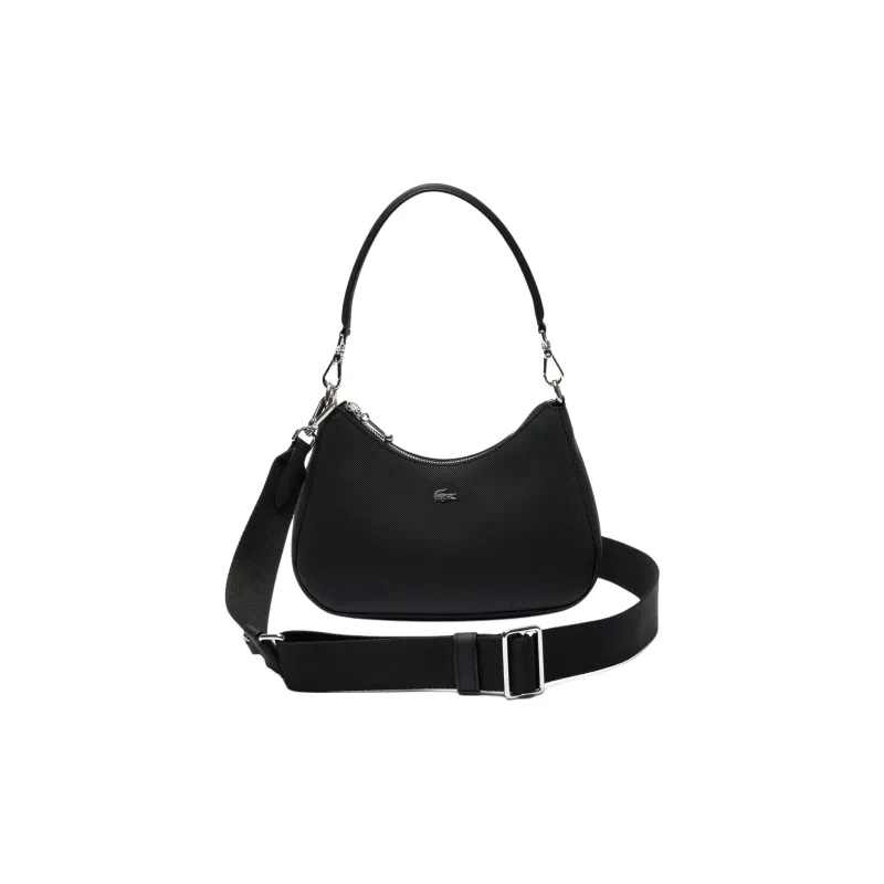 LACOSTE PVC Portable Crossbody Bag Shoulder Bag Regular Women's Black-1
