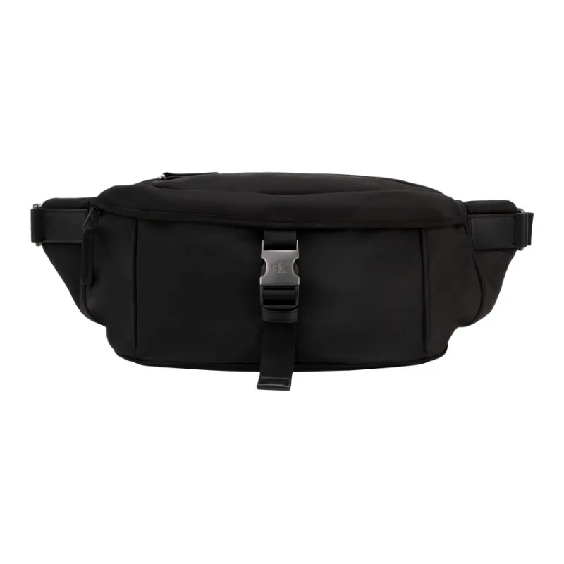 CALVIN KLEIN Fabrics Mixed With Mixed Materials Fanny Pack Regular Men's Space Black-0