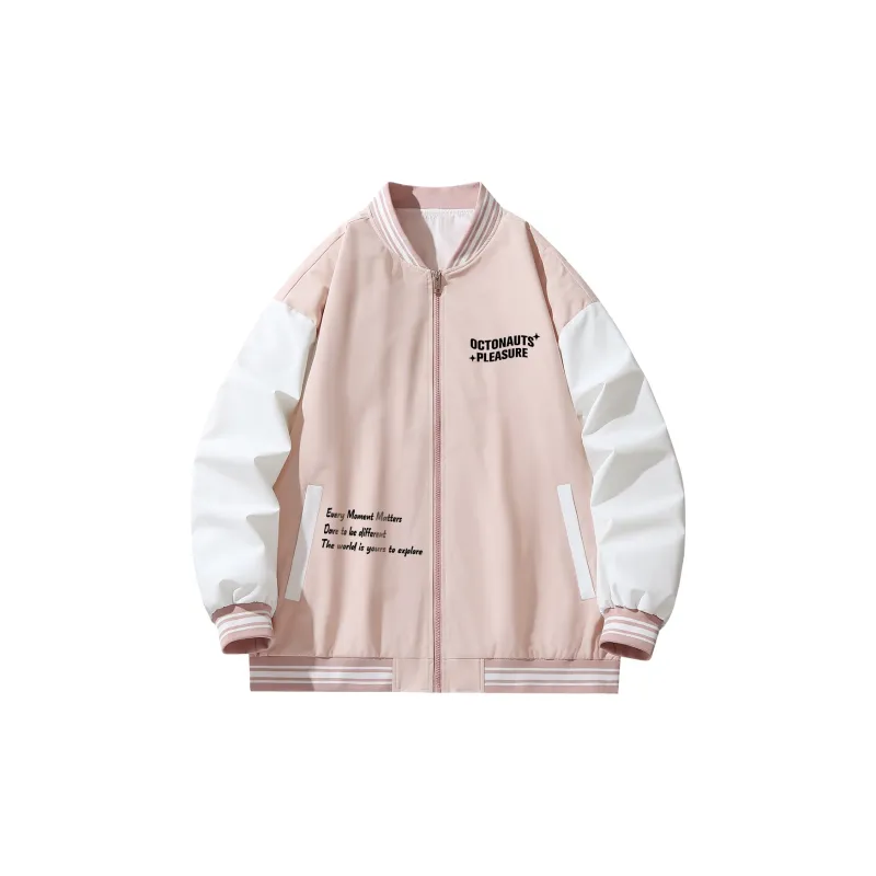 Small Columns Under The Sea Baseball Jacket Unisex-6