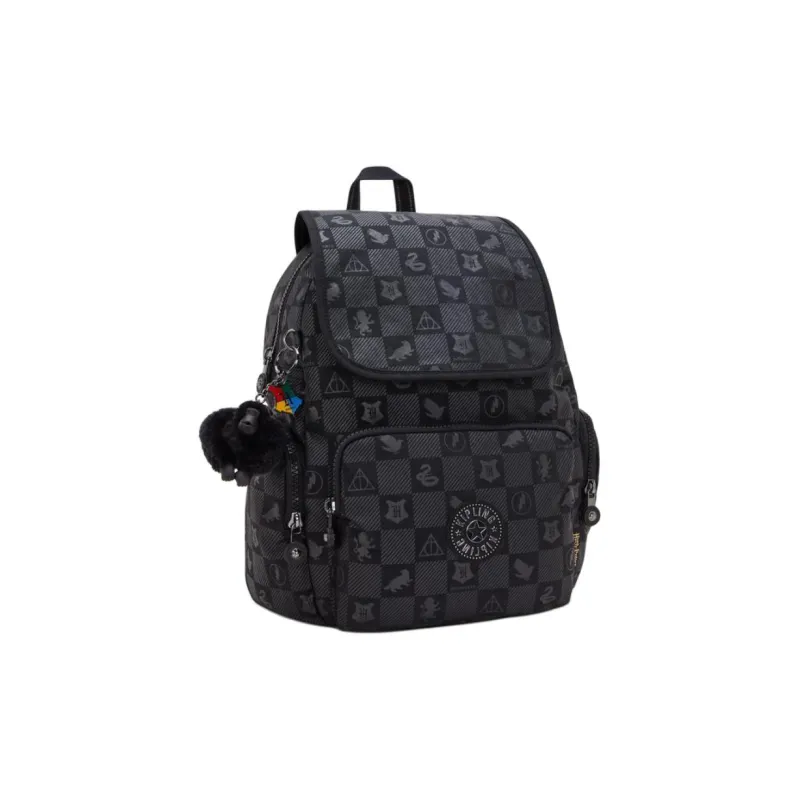 Kipling Polyamide Backpack Small Size Unisex Magic Black-1