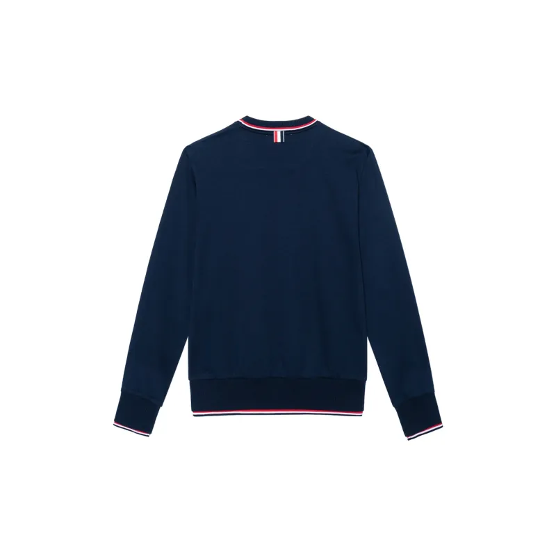 THOM BROWNE Long-Sleeved Crewneck Sweater-1