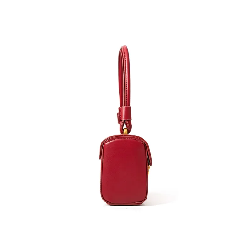 Vigno Synthetic Leather One Shoulder Handbags Regular Women's Red-2