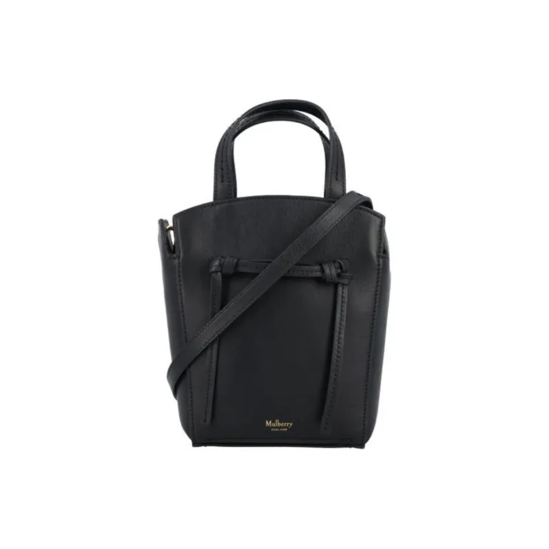 Mulberry Calfskin Special Bag Tote Bag Shopping Bag Shoulder Bag Crossbody Bag Handbag Mini Women's Black-3