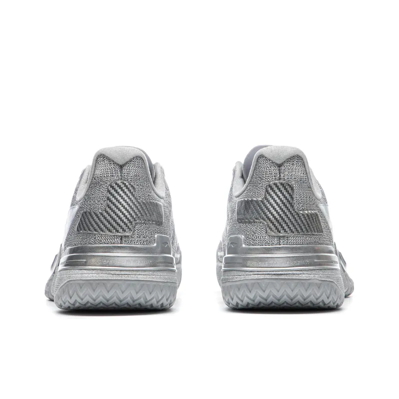 LINING Gamma Basketball Shoes Men Low Top Silver-5