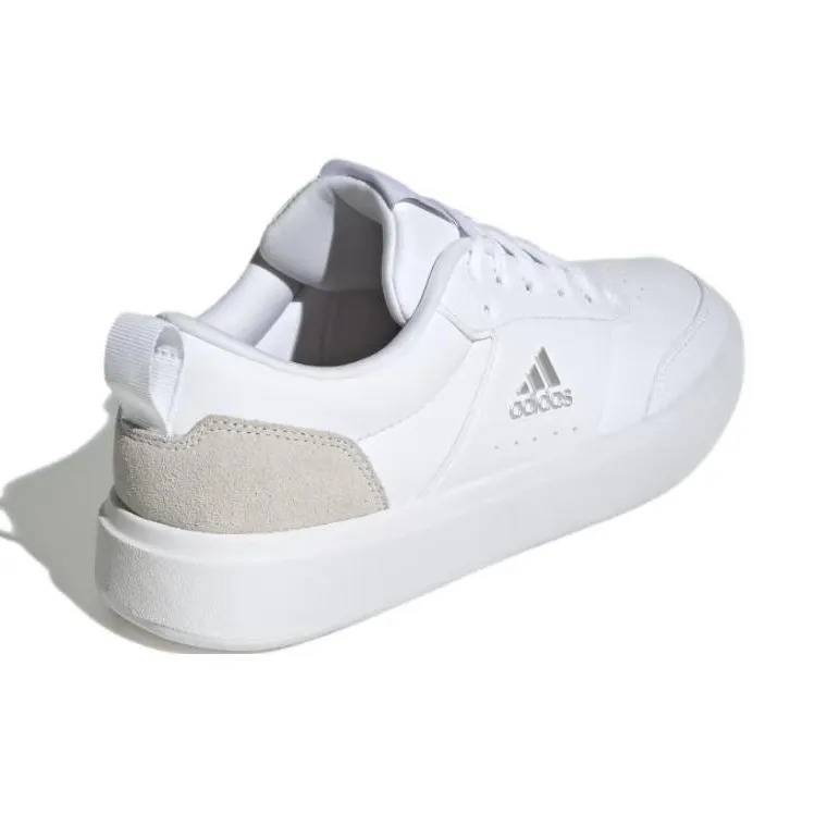 Adidas Park Street Anti Slip Wear Resistant Low Top Skateboard Shoes Women's White Gray-3