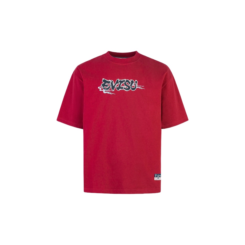 Tシャツ・カットソー EVISU Men T-shirt Crimson 2ESHTM5TS1136 PRP EVISU Men T-shirt Crimson 2ESHTM5TS1136 PRP (EVISU/Tシャツ