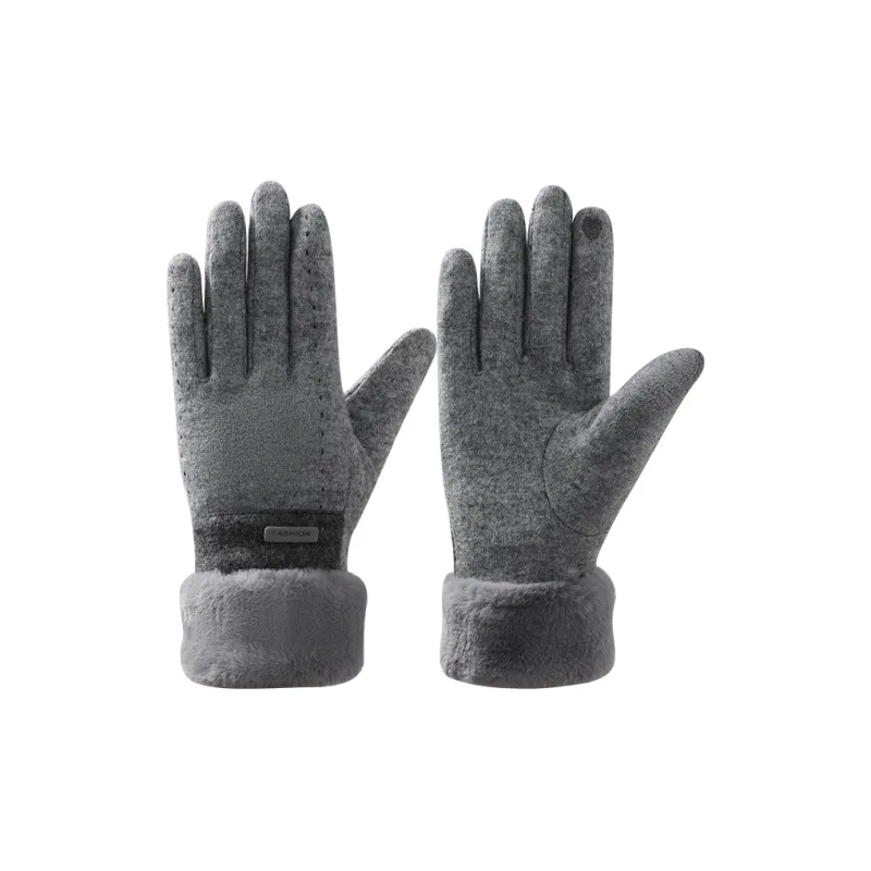 NANJIREN Wool Warm Gloves Women's-1