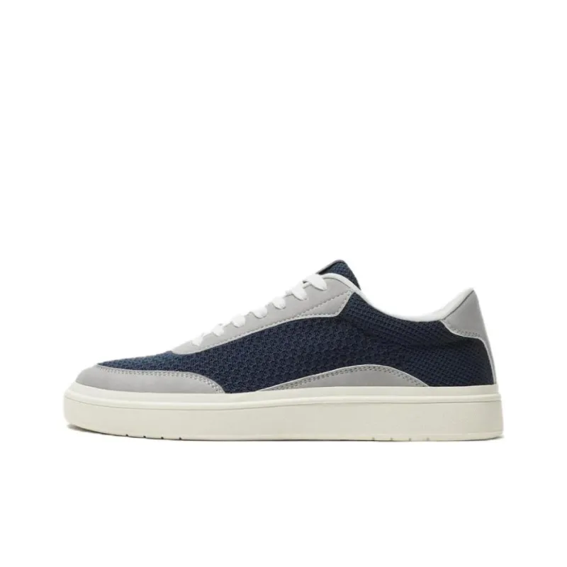ZARA Anti-Slip Wear-Resistant Low-Top Skateboard Shoes Men's Dark Blue-0
