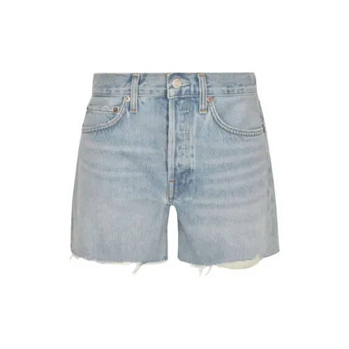 AGOLDE Denim Shorts Women's Blue