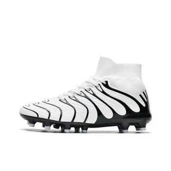 Kuding FG Rubber Long Studs Soft Ground Natural Ground Slip Resistant Stain Resistant Coverage Soccer Shoes Unisex