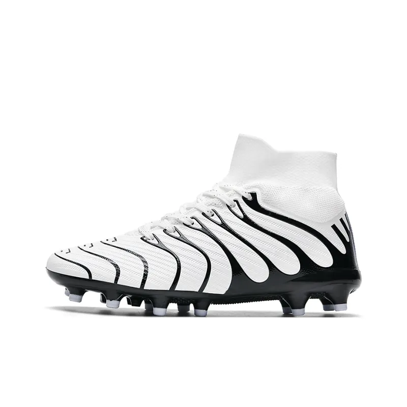 Kuding FG Rubber Long Studs Soft Ground Natural Ground Slip Resistant Stain Resistant Coverage Soccer Shoes Unisex-6