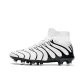 White Black Long Stud